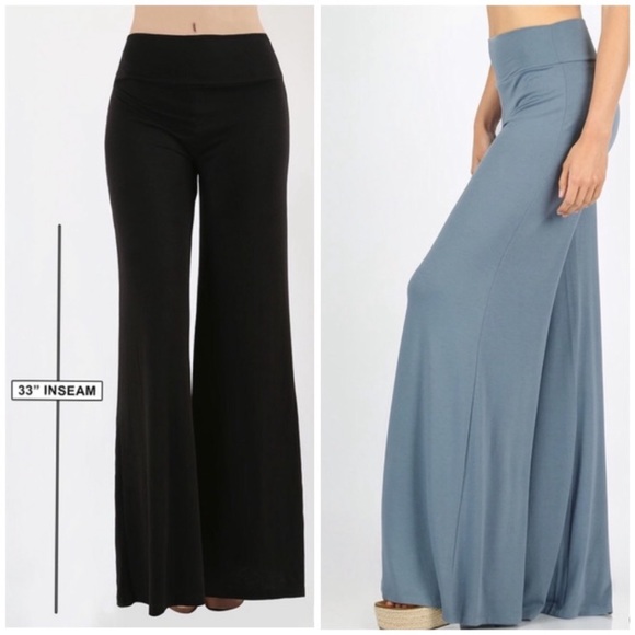 sewchicboutique Pants - Last Pair!! 5 STAR ⭐️ RATED Black Palazzo Pants